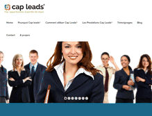 Tablet Screenshot of cap-leads.com